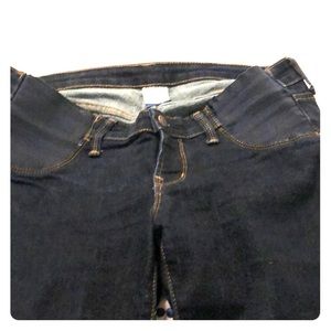 Maternity elastic waist jeans